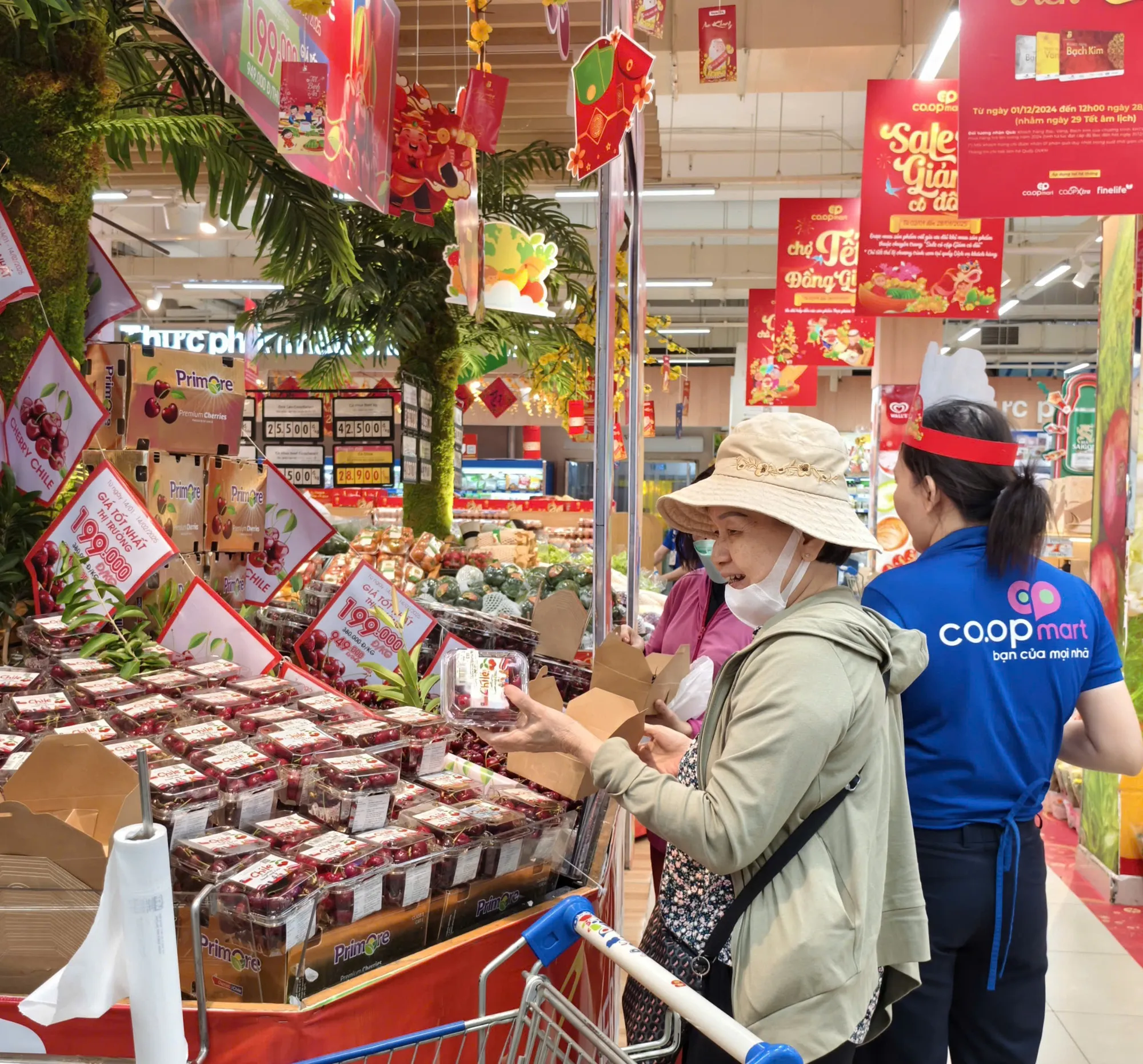 Il festival delle ciliegie cilene conquista i supermercati in Vietnam