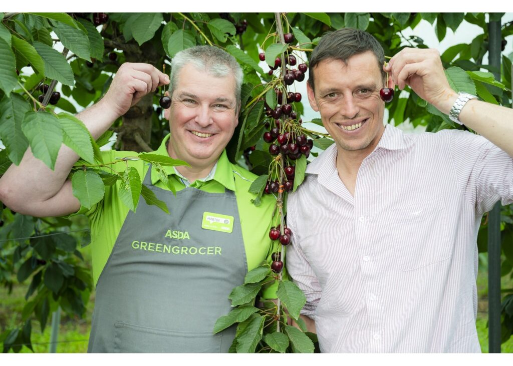 Asda receives 3.5 million cherries from Marshall Farms in over 160 supermarkets in the UK