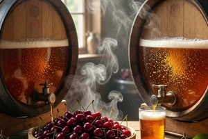 Spontaneously fermented cherry beer: six varieties, six approaches to flavour