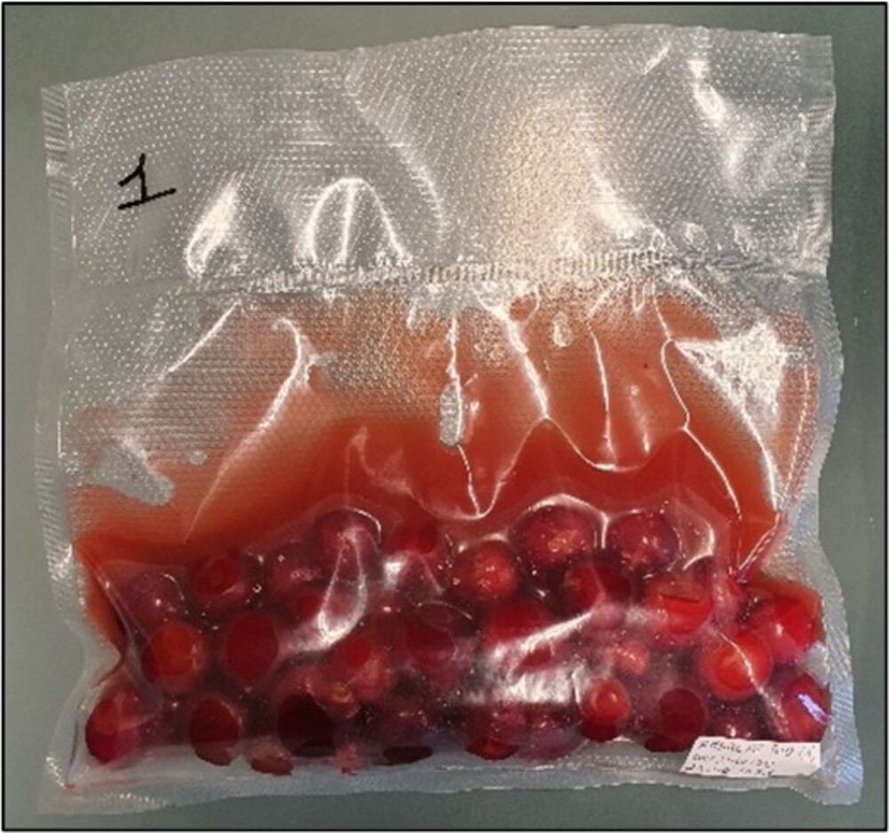WP2: innovative technologies for sour cherry storage