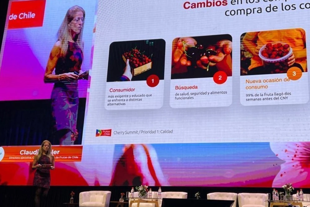 Claudia Soler: "Il futuro delle ciliegie cilene non risiede nel volume, ma nella valorizzazione di un frutto di qualità superiore"