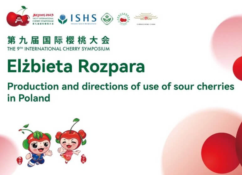 Elzbieta Rozpara: Polish sour cherry production and future research trends