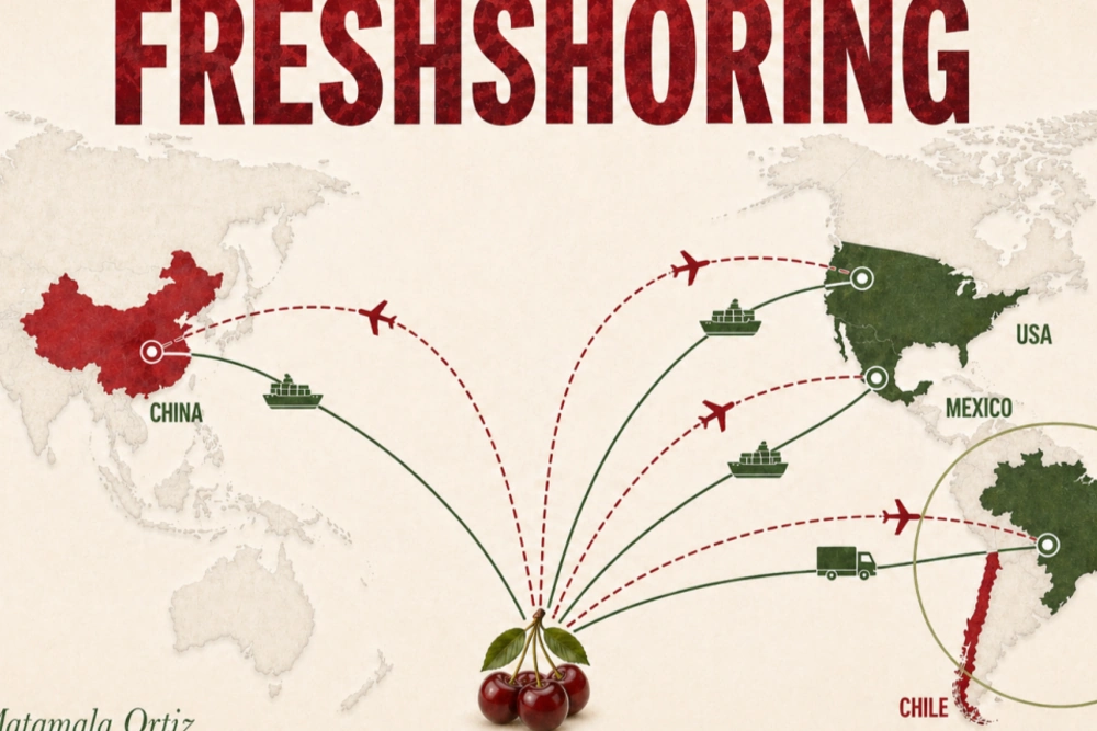 Freshshoring: Chilean cherries across China, Brazil, Asia and Europe